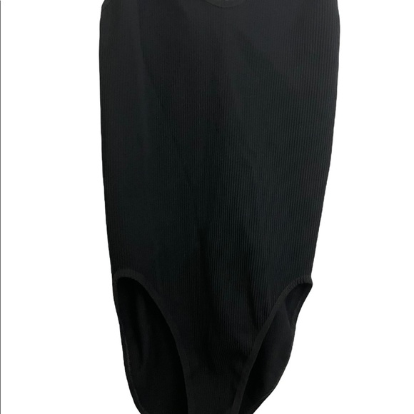 Out from under urban outfitters womens black ribbed bodysuit. Size large. - Picture 3 of 9